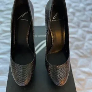 B Brian Atwood Shoes Brian Atwood B Ferguson Snakeskin Heels